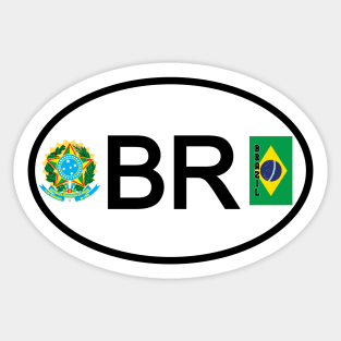 Brazil car country code Sticker